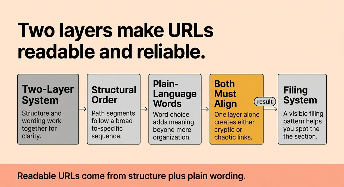 The Two-Layer Naming System: Structure and Wording Working Together